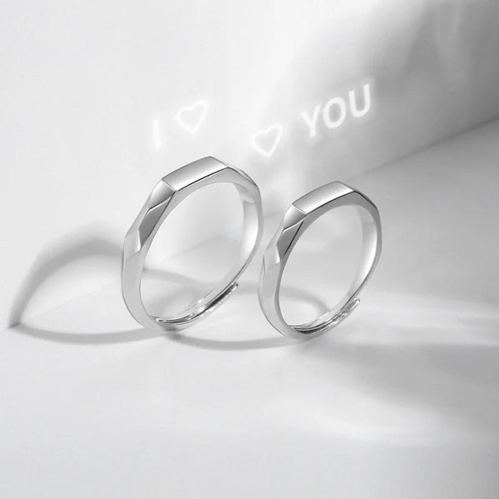 Anello Luminoso "I Love You" – Set di 2