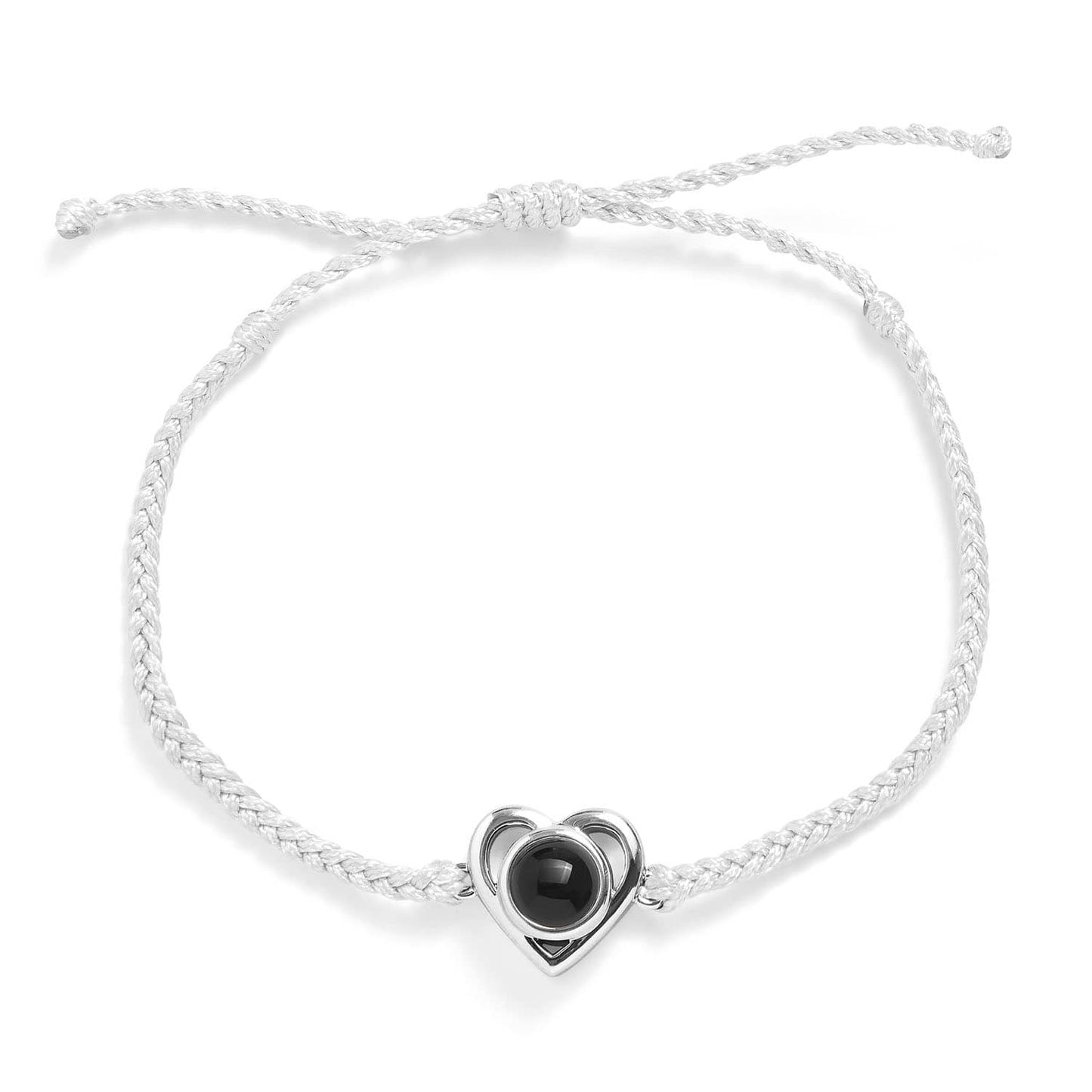 Bracciale Corda Cuore Personalizzato